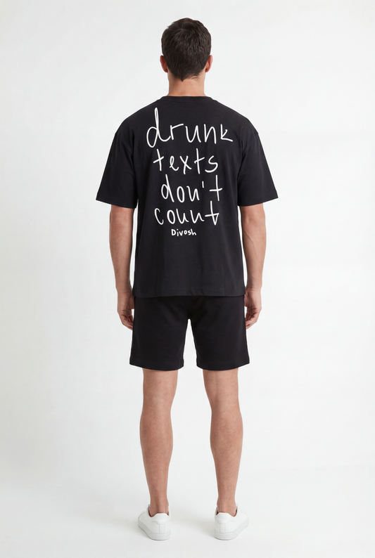 Мъжки комплект “Drunk text don't count”