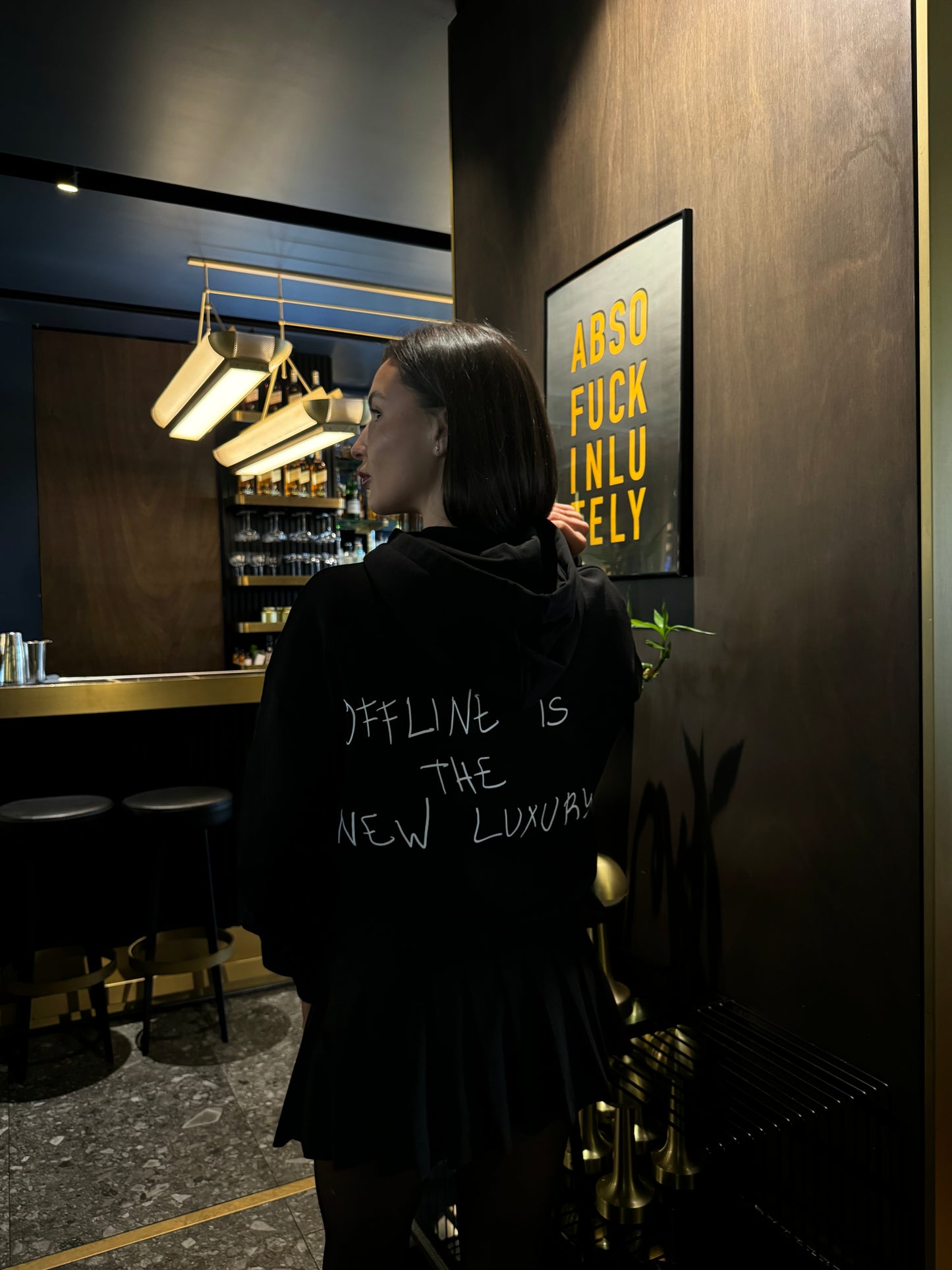 Худи "Offline is the New Luxury"