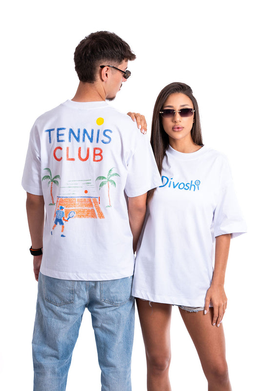 Тениска "Tennis Club" в Бяло