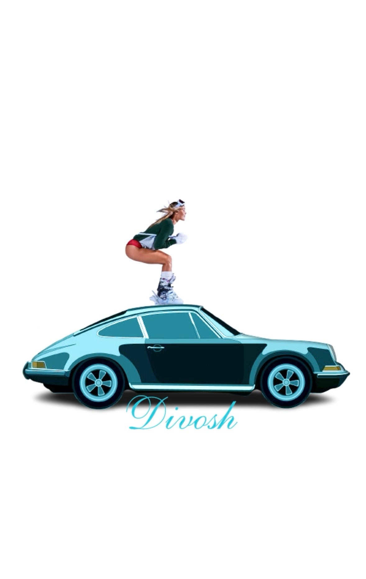 Тениска "Ski Drive Black"