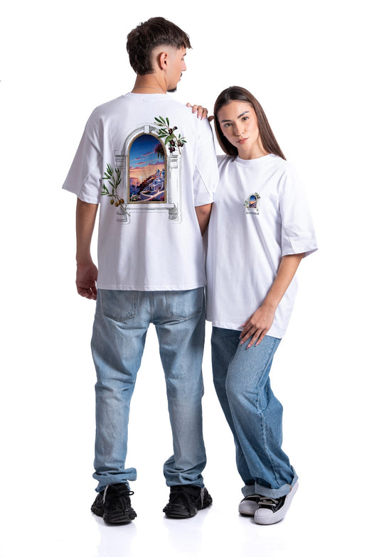 Тениска "Santorini View"
