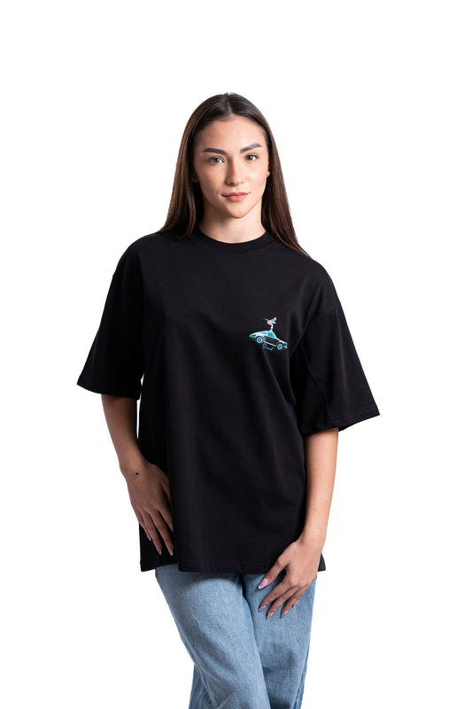 Тениска "Ski Drive Black"